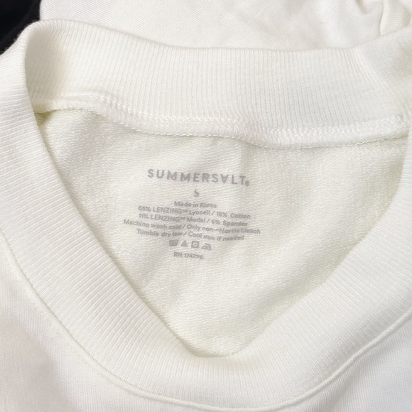 Summersalt French Terry Colorblock Long Sleeve Pullover - Picture 8 of 8